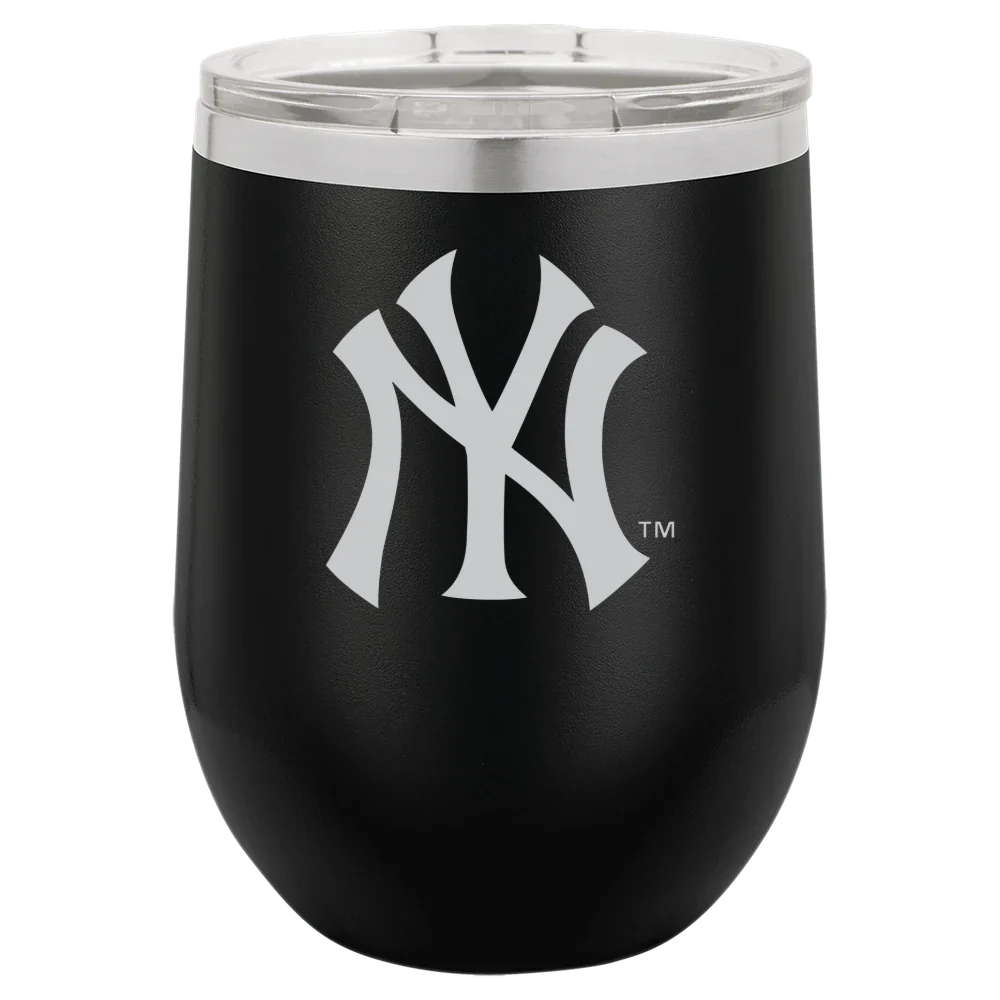 New York Yankees Polar Camel 12 oz. Stemless Wine Tumbler