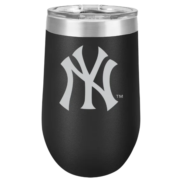 New York Yankees Polar Camel 16 oz. Stemless Wine Tumbler