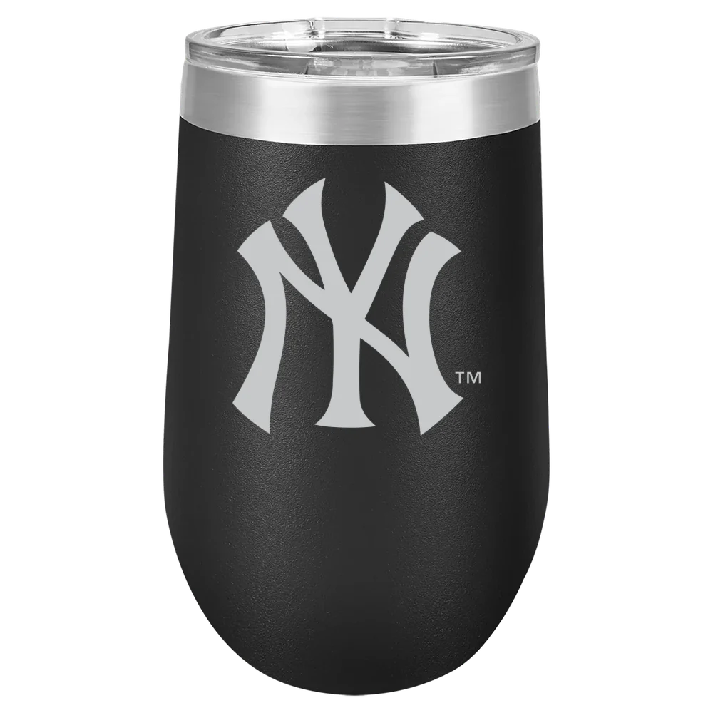 New York Yankees Polar Camel 16 oz. Stemless Wine Tumbler