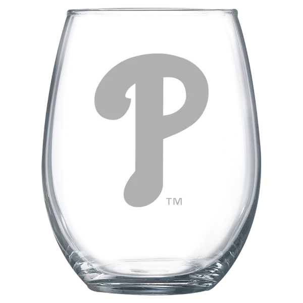 Philadelphia Phillies Polar Camel 15 oz. Stemless Wine Glass