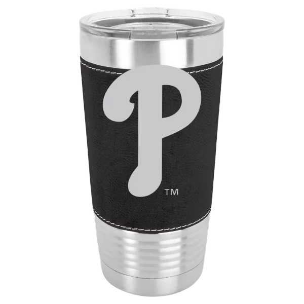 Philadelphia Phillies Polar Camel 20 oz. Leatherette Grip Tumbler with Standard Lid