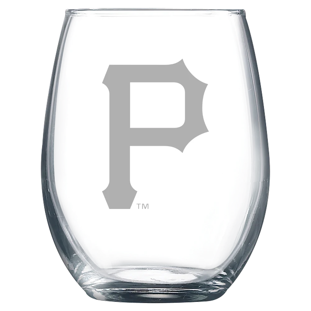 Pittsburgh Pirates Polar Camel 9 oz. Stemless Wine Glass