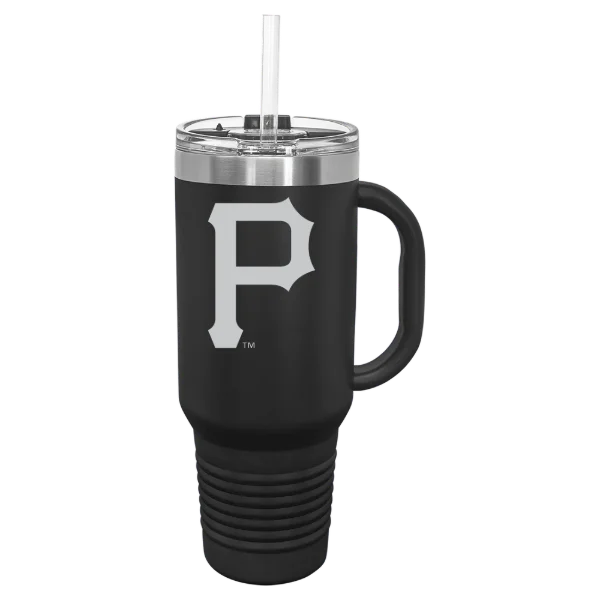 Pittsburgh Pirates Polar Camel 40 oz. Travel Mug with Snap Lid & Straw