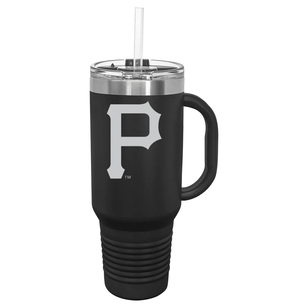 Pittsburgh Pirates Polar Camel 40 oz. Travel Mug with Snap Lid & Straw