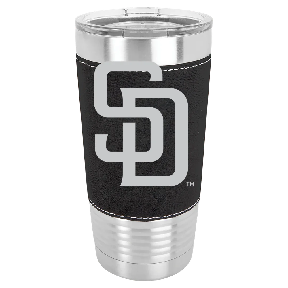 San Diego Padres Polar Camel 20 oz. Leatherette Grip Tumbler with Standard Lid