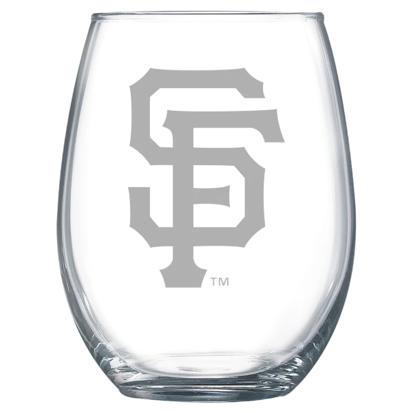 San Francisco Giants Polar Camel 15 oz. Stemless Wine Glass