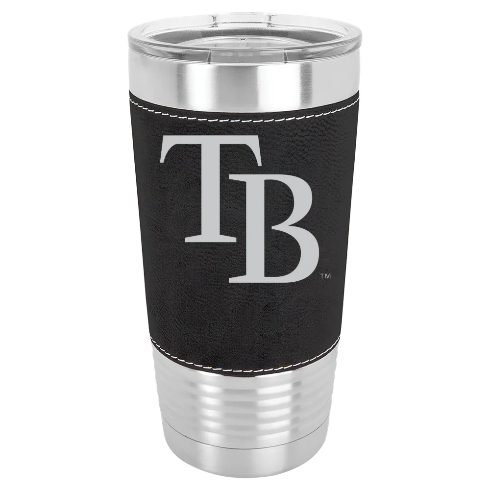 Tampa Bay Rays Polar Camel 20 oz. Leatherette Grip Tumbler with Standard Lid