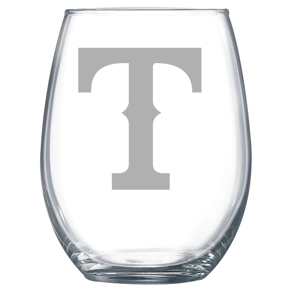 Texas Rangers Polar Camel 15 oz. Stemless Wine Glass