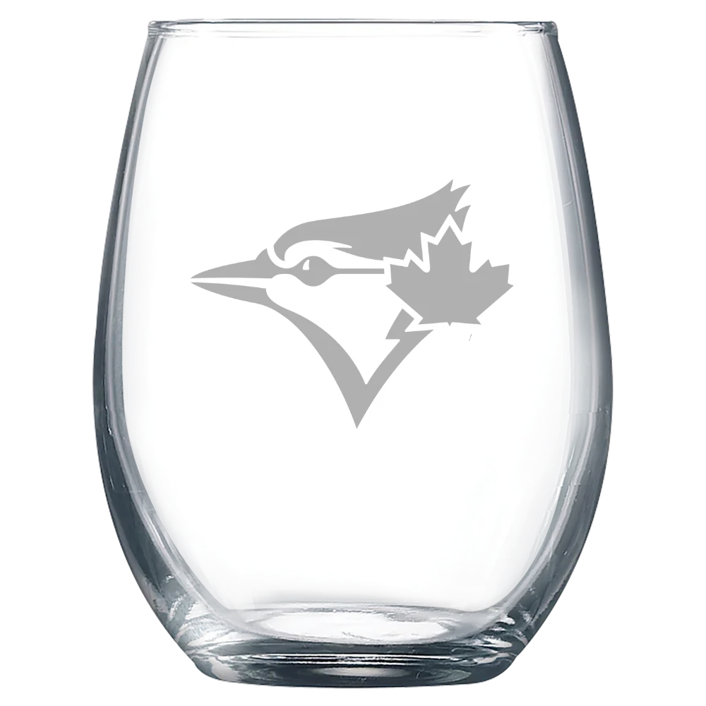 Toronto Blue Jays Polar Camel 9 oz. Stemless Wine Glass