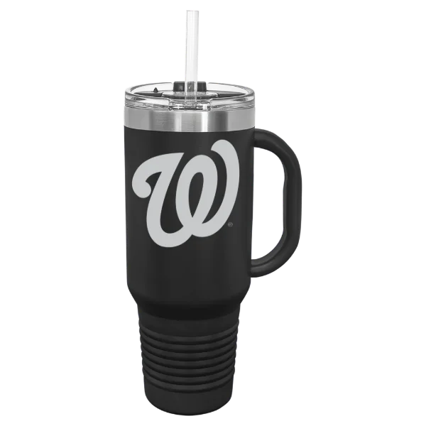 Washington Nationals Polar Camel 40 oz. Travel Mug with Snap Lid & Straw