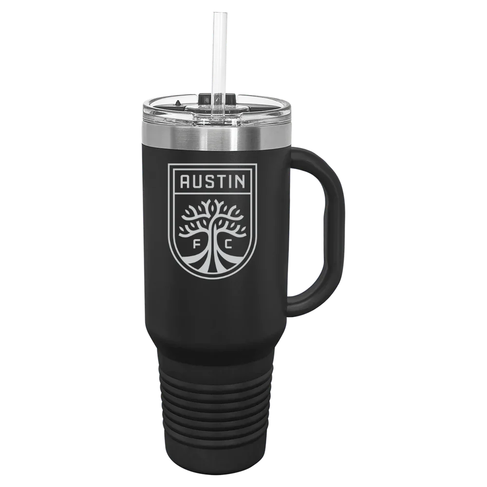 Austin FC Polar Camel 40 oz. Travel Mug with Snap Lid & Straw
