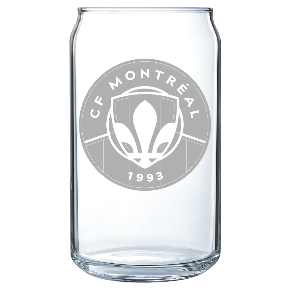 CF Montréal Polar Camel 16 oz. Can Glass