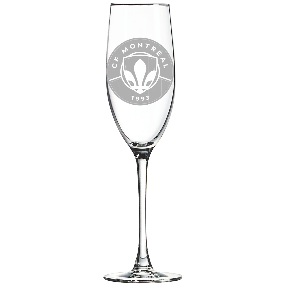 CF Montréal Polar Camel 8 oz. Champagne Flute