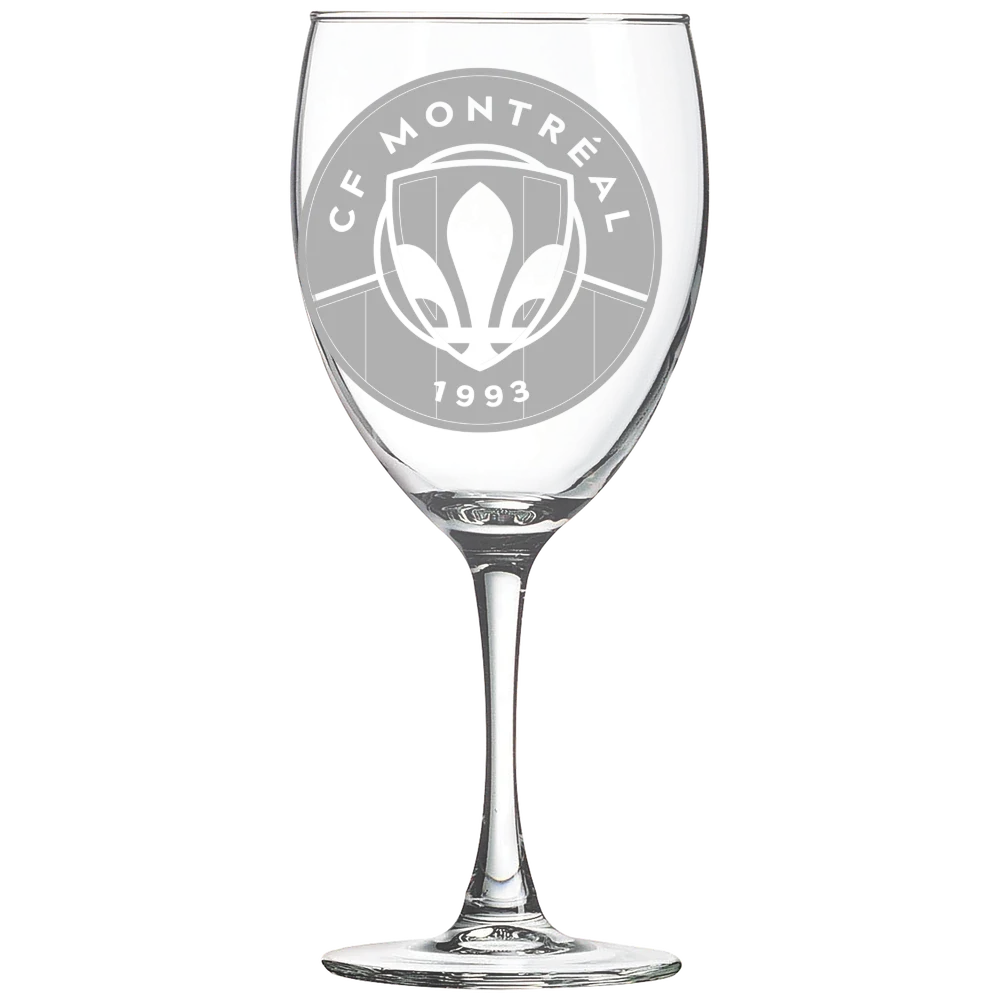 CF Montréal Polar Camel 10 1/2 oz. Wine Glass
