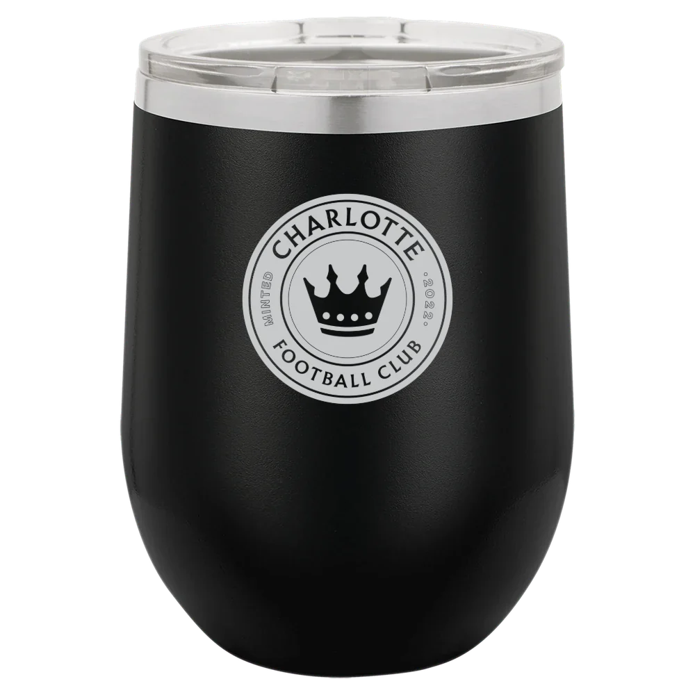 Charlotte FC Polar Camel 12 oz. Stemless Wine Tumbler