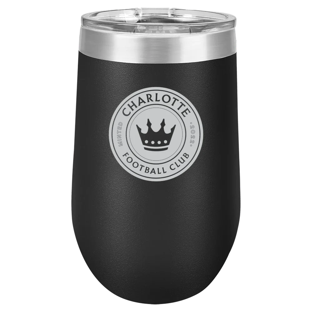 Charlotte FC Polar Camel 16 oz. Stemless Wine Tumbler