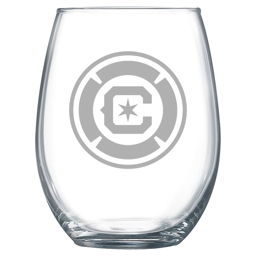 Chicago Fire FC Polar Camel 15 oz. Stemless Wine Glass