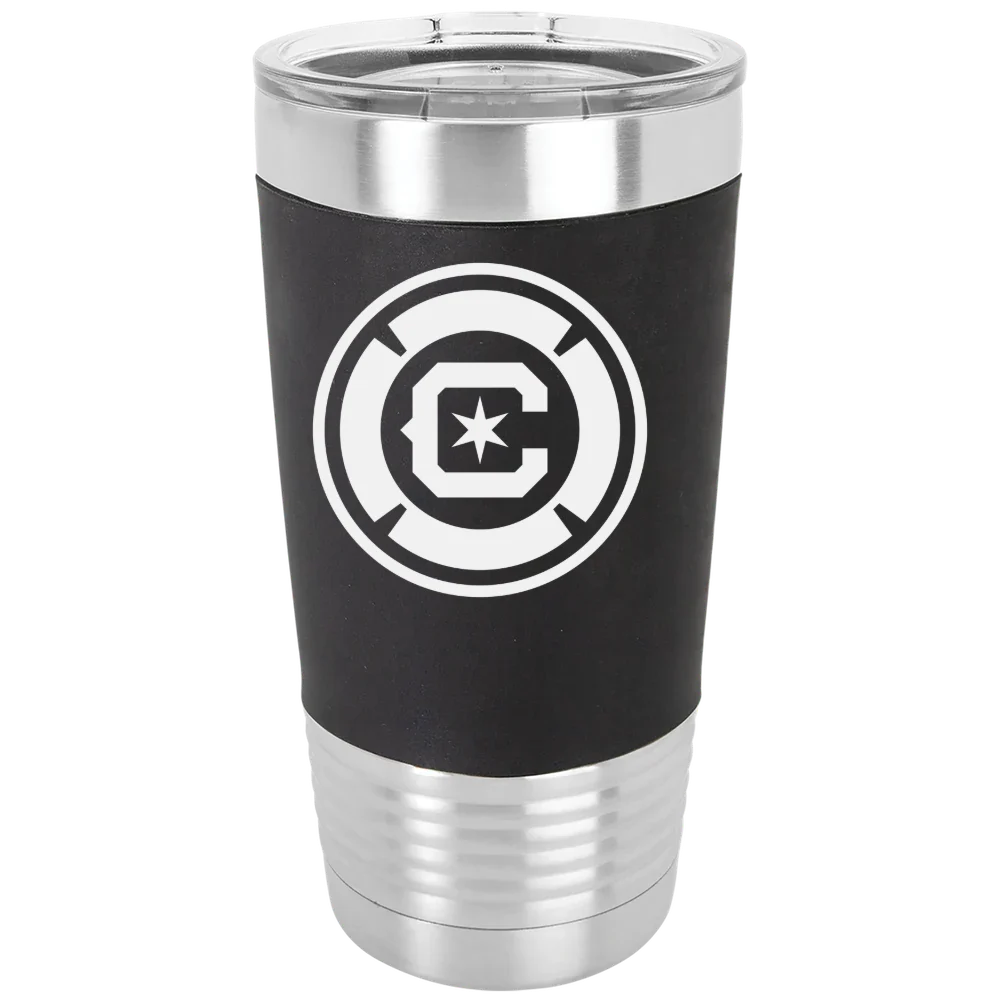 Chicago Fire FC Polar Camel 20 oz. Silicone Grip Tumbler with Standard Lid