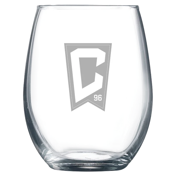 Columbus Crew Polar Camel 9 oz. Stemless Wine Glass