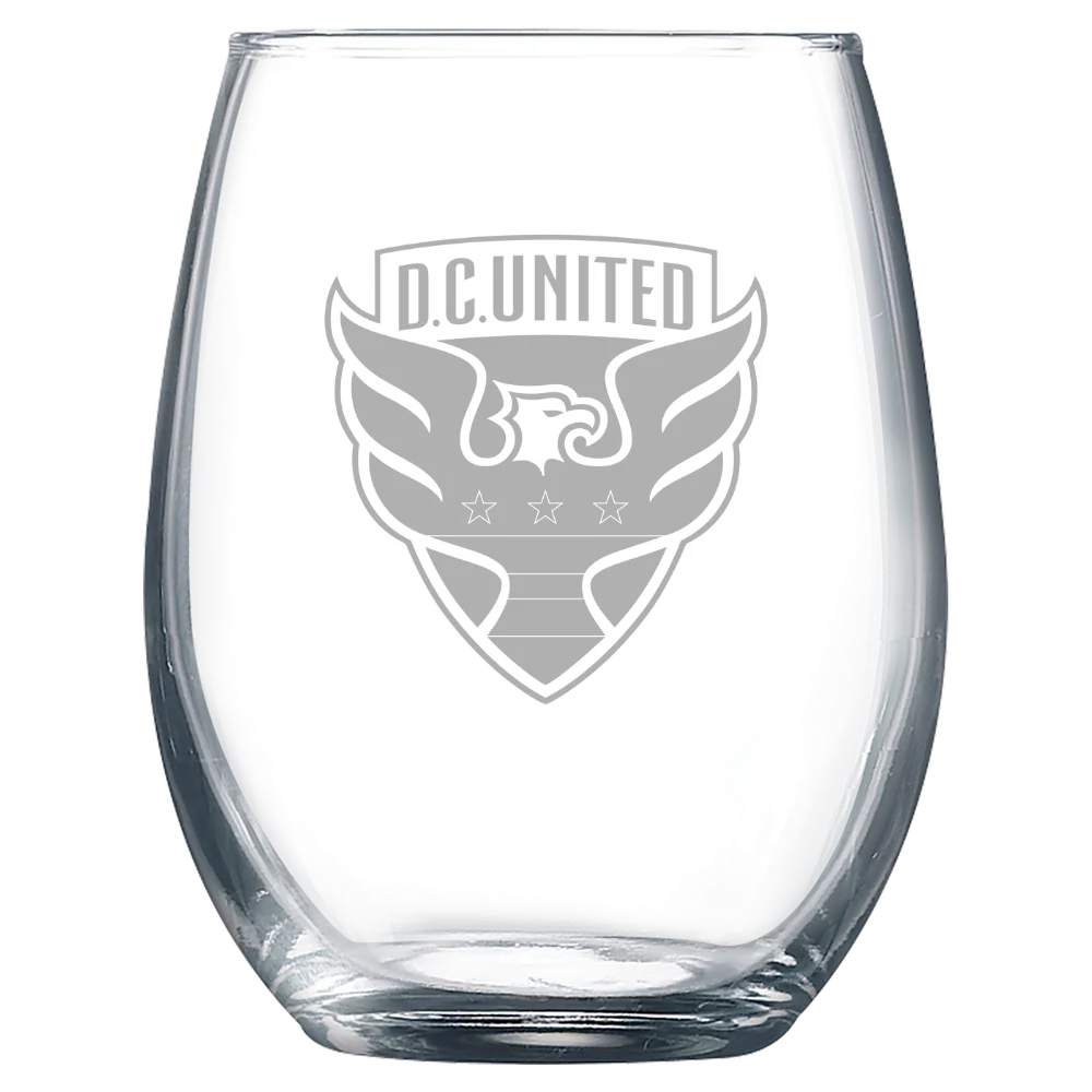 D.C. United Polar Camel 9 oz. Stemless Wine Glass