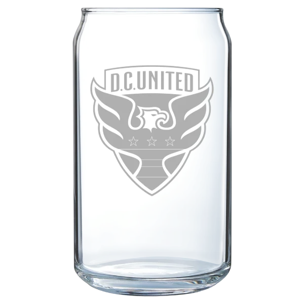 D.C. United Polar Camel 16 oz. Can Glass