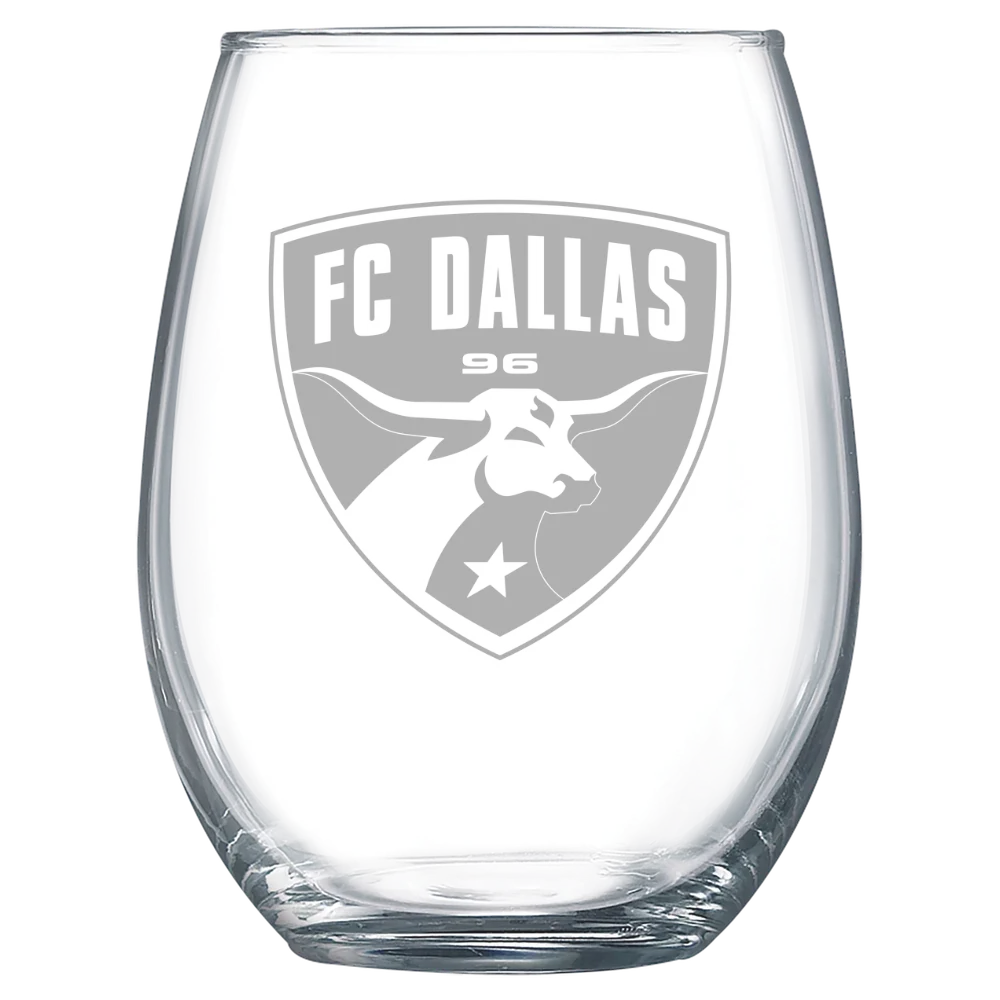 FC Dallas Polar Camel 15 oz. Stemless Wine Glass