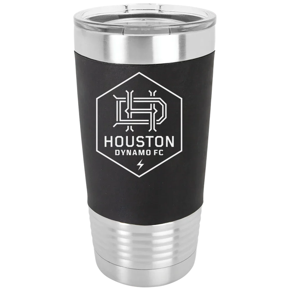 Houston Dynamo FC Polar Camel 20 oz. Silicone Grip Tumbler with Standard Lid