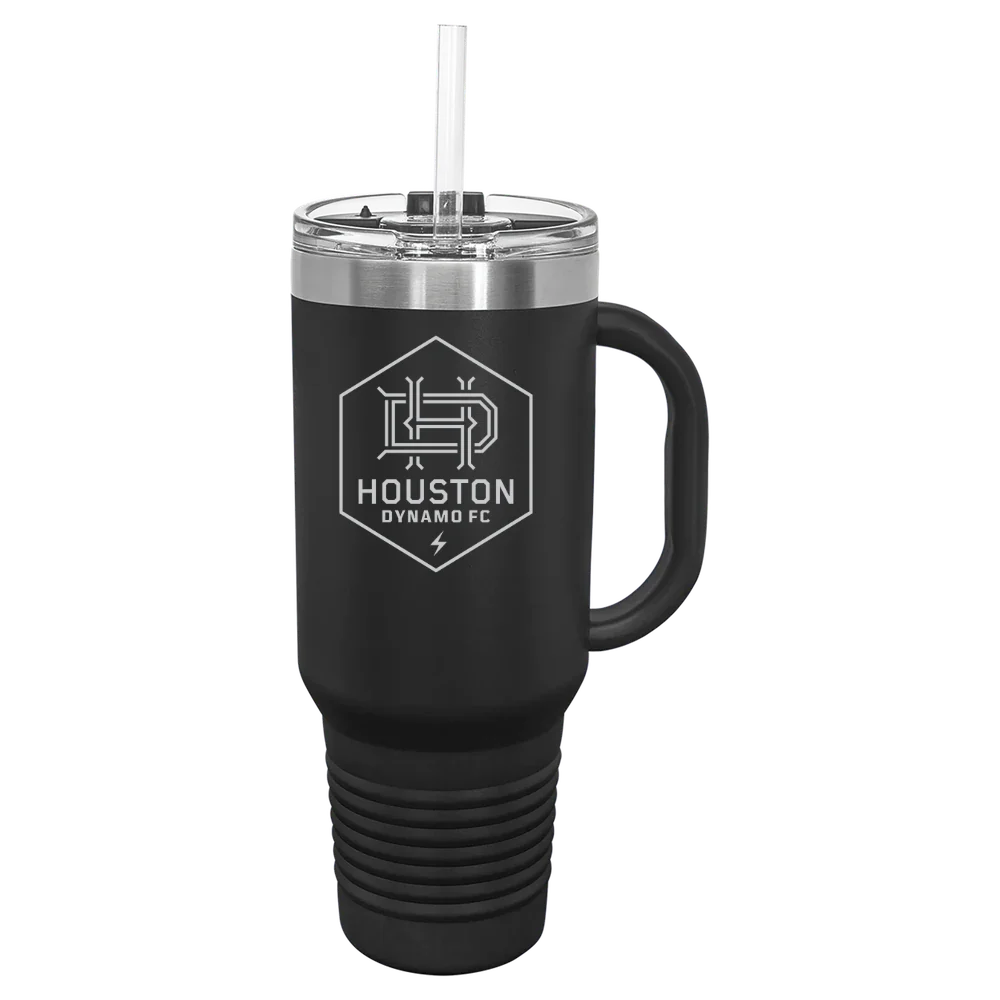 Houston Dynamo FC Polar Camel 40 oz. Travel Mug with Snap Lid & Straw