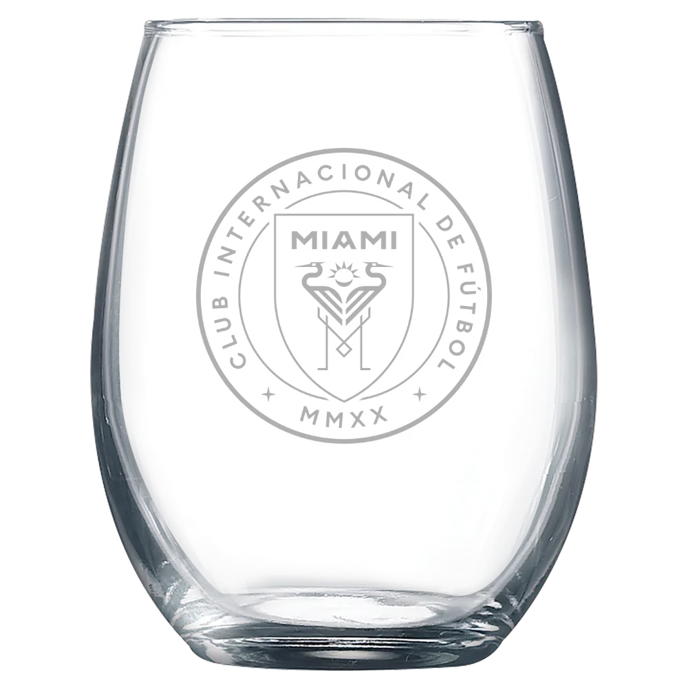 Inter Miami CF Polar Camel 9 oz. Stemless Wine Glass