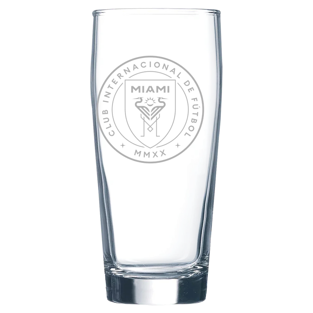 Inter Miami CF Polar Camel 16 oz. Willi Becher Beer Glass