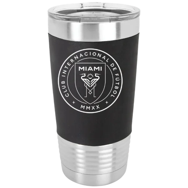 Inter Miami CF Polar Camel 20 oz. Silicone Grip Tumbler with Standard Lid