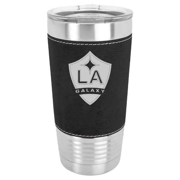 LA Galaxy Polar Camel 20 oz. Leatherette Grip Tumbler with Standard Lid
