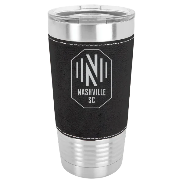 Nashville SC Polar Camel 20 oz. Leatherette Grip Tumbler with Standard Lid