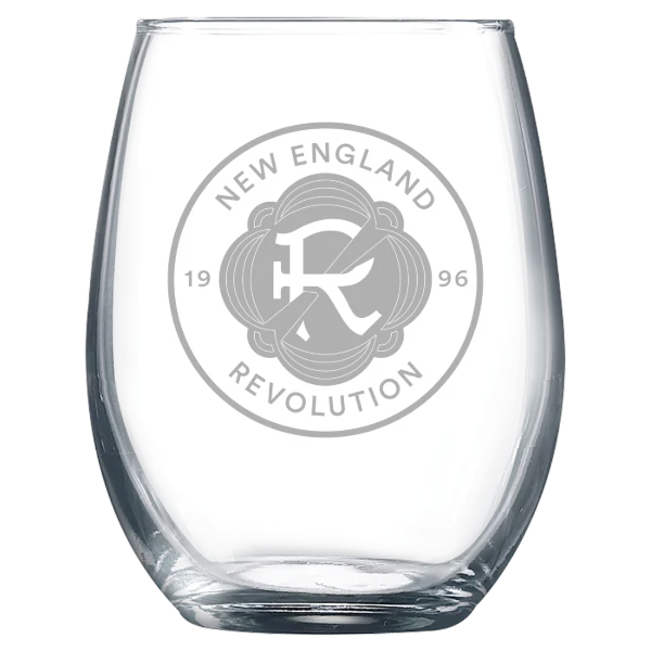 New England Revolution Polar Camel 9 oz. Stemless Wine Glass
