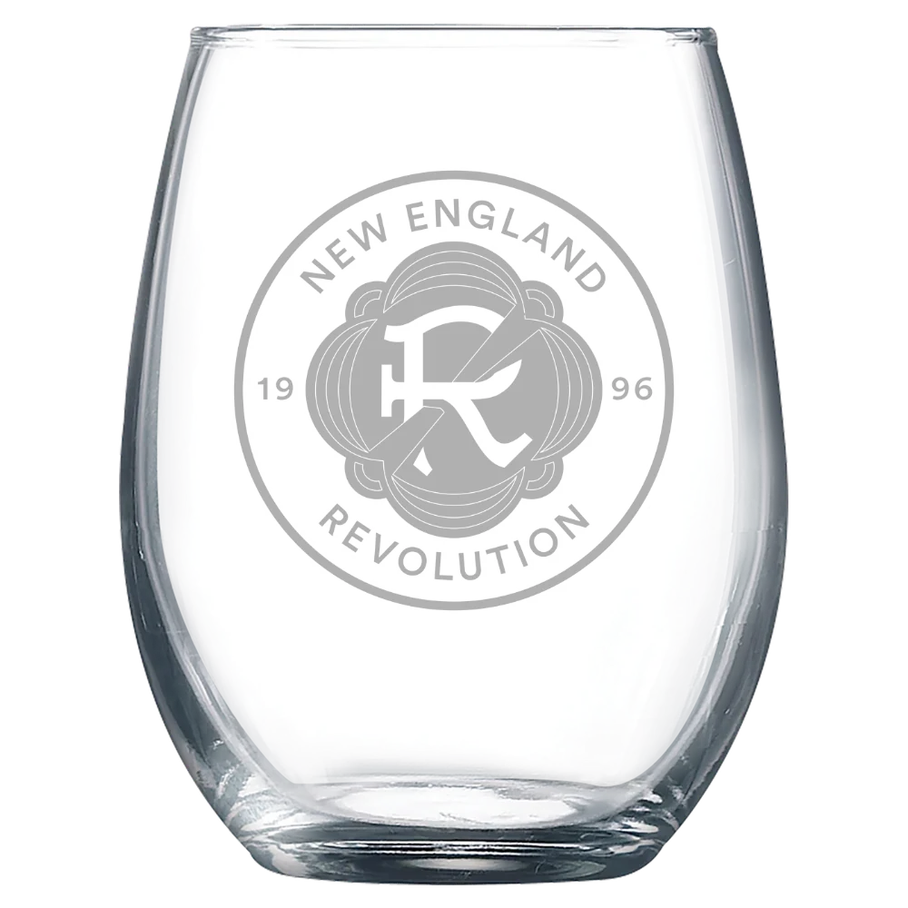 New England Revolution Polar Camel 9 oz. Stemless Wine Glass