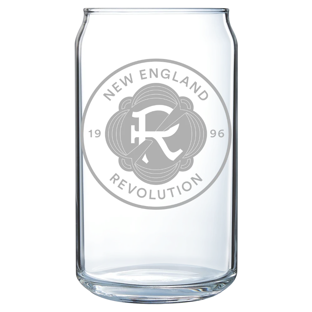 New England Revolution Polar Camel 16 oz. Can Glass