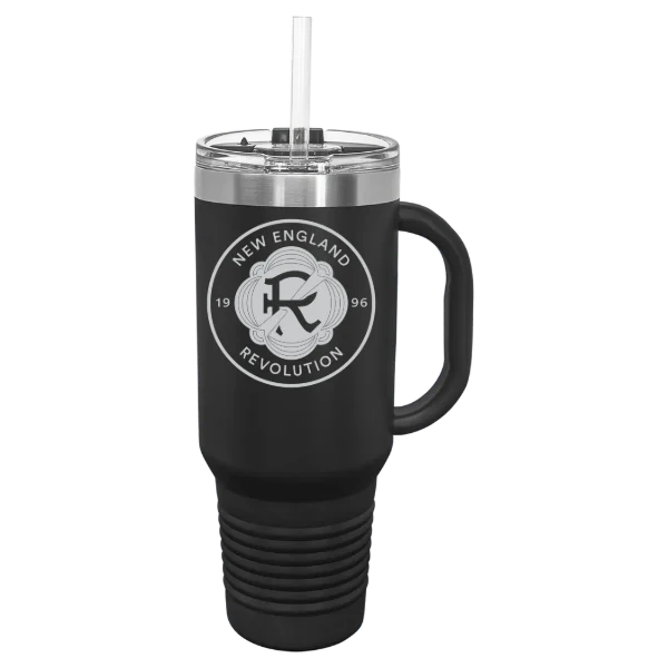 New England Revolution Polar Camel 40 oz. Travel Mug with Snap Lid & Straw