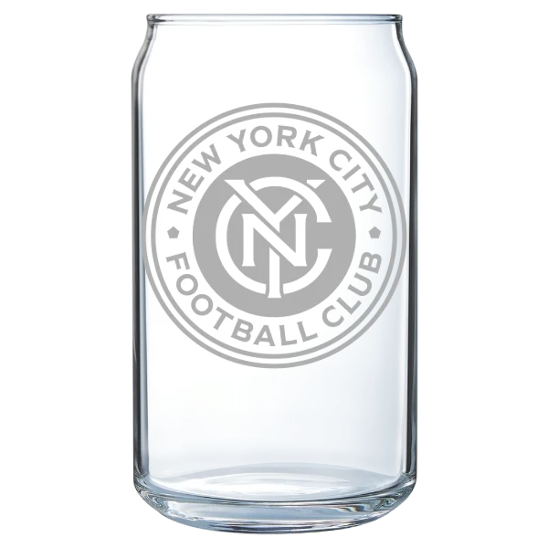 New York City FC Polar Camel 16 oz. Can Glass