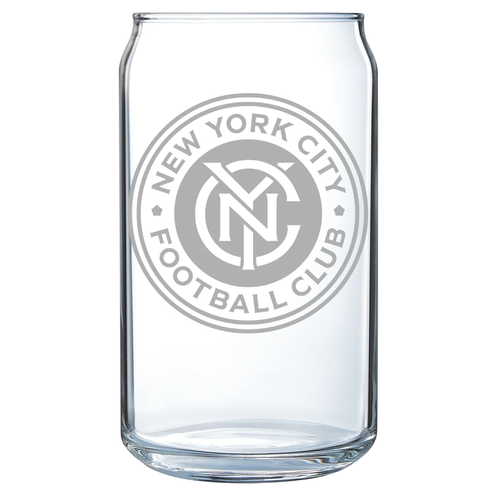 New York City FC Polar Camel 16 oz. Can Glass
