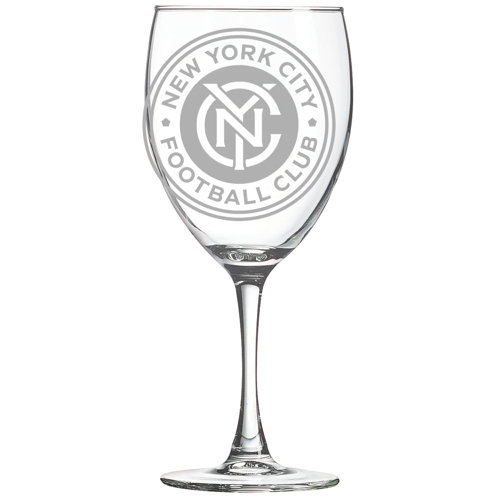New York City FC Polar Camel 10 1/2 oz. Wine Glass
