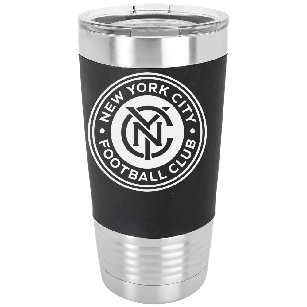 New York City FC Polar Camel 20 oz. Silicone Grip Tumbler with Standard Lid