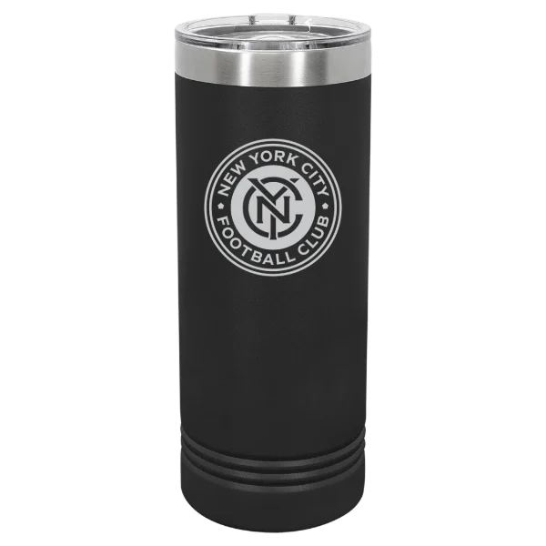 New York City FC Polar Camel 22 oz. Skinny Tumbler with Slider Lid