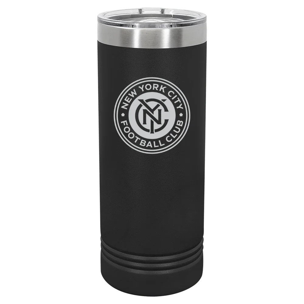 New York City FC Polar Camel 22 oz. Skinny Tumbler with Slider Lid
