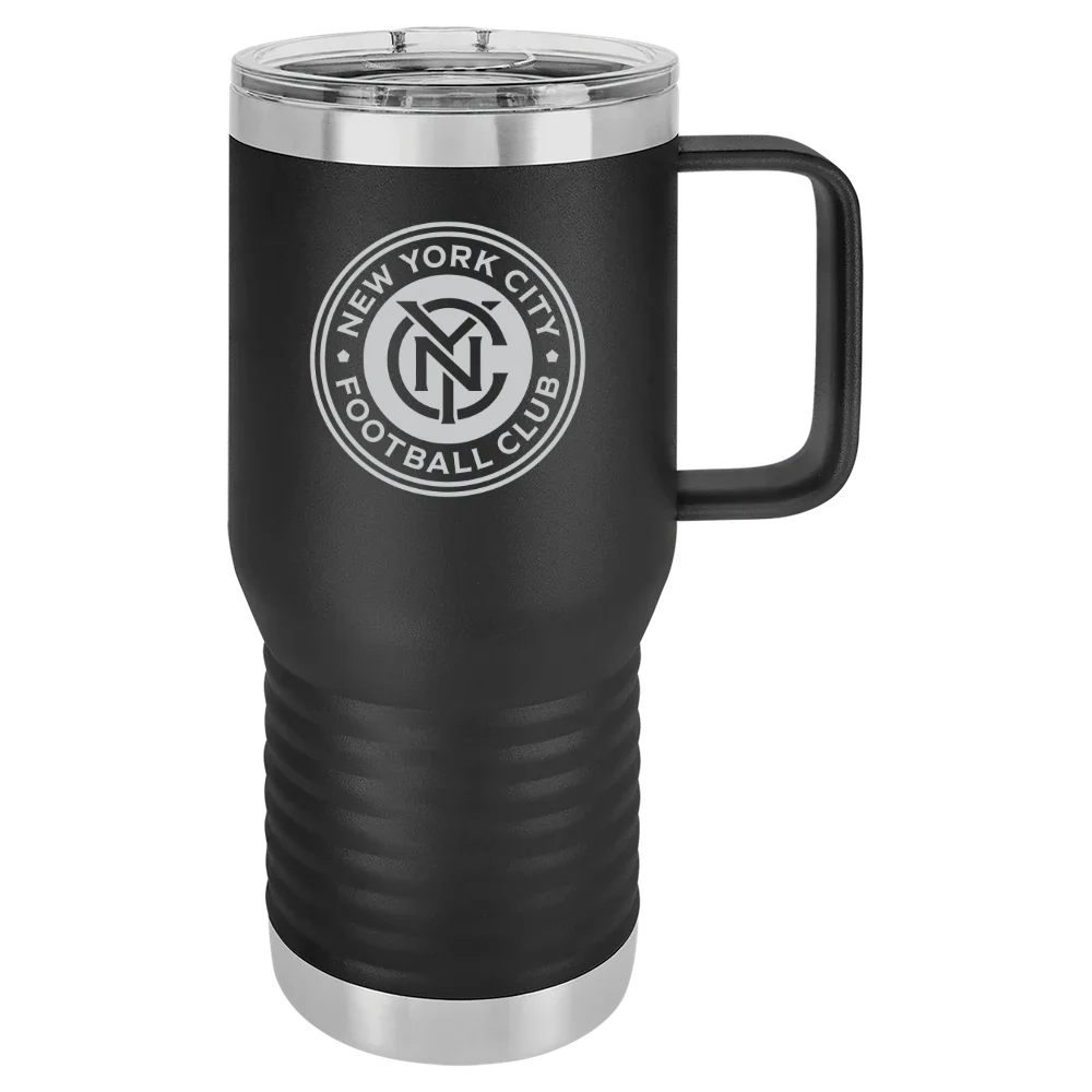 New York City FC Polar Camel 20 oz. Travel Mug with Slider Lid