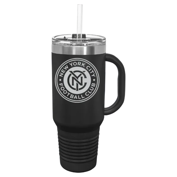 New York City FC Polar Camel 40 oz. Travel Mug with Snap Lid & Straw