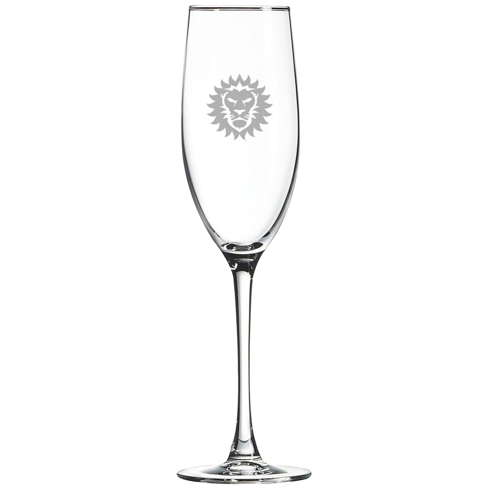 Orlando City Polar Camel 8 oz. Champagne Flute