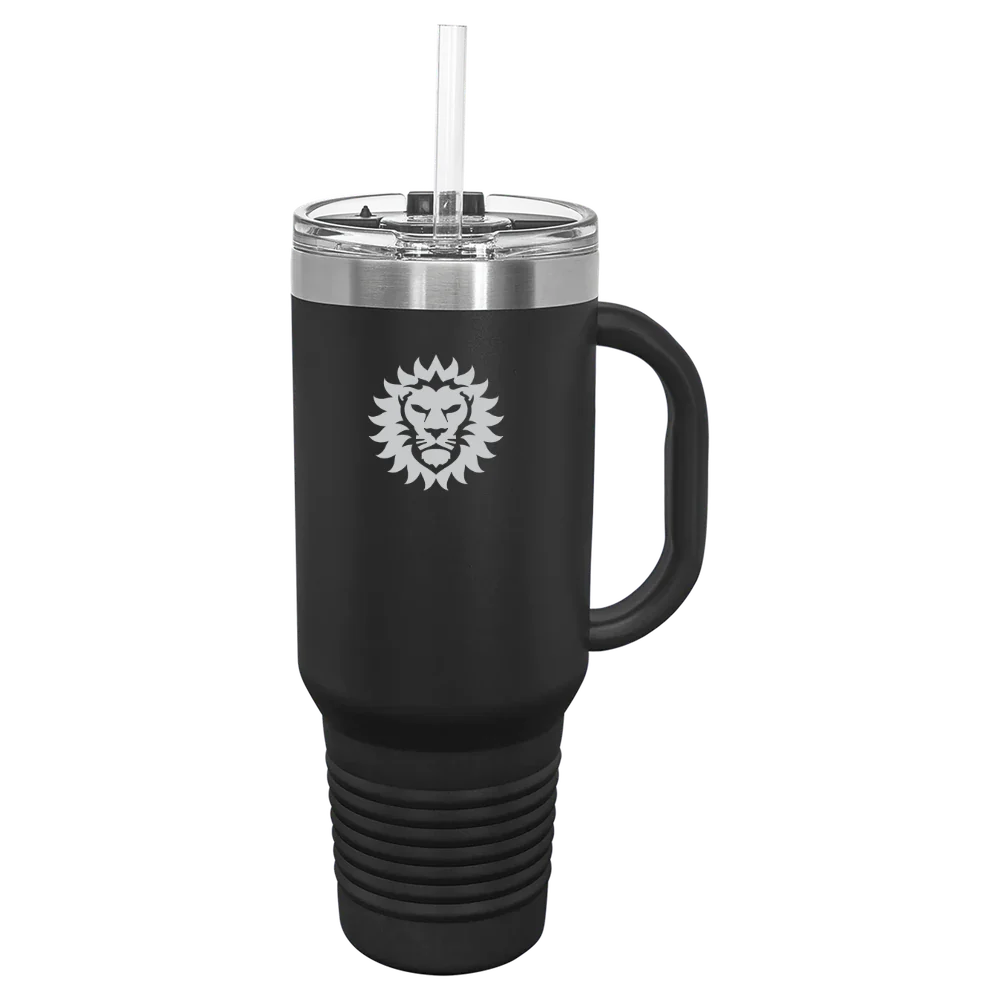Orlando City Polar Camel 40 oz. Travel Mug with Snap Lid & Straw