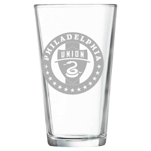 Philadelphia Union Polar Camel 16 oz. Pint Mixing Glass