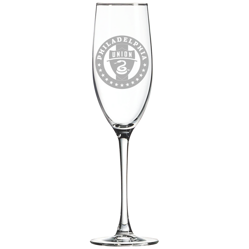 Philadelphia Union Polar Camel 8 oz. Champagne Flute
