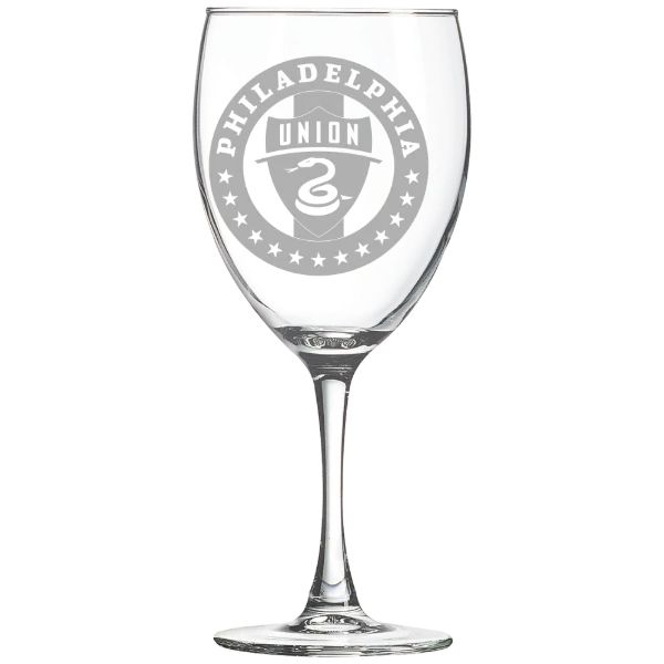Philadelphia Union Polar Camel 10 1/2 oz. Wine Glass